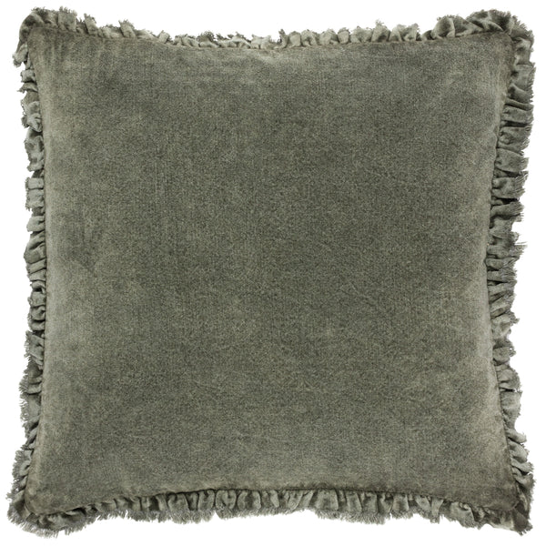 Moss green 2024 velvet cushion