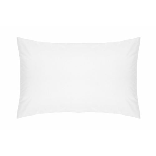  White Bedding - 200 Thread Count Cotton Percale Pillowcase White miah.