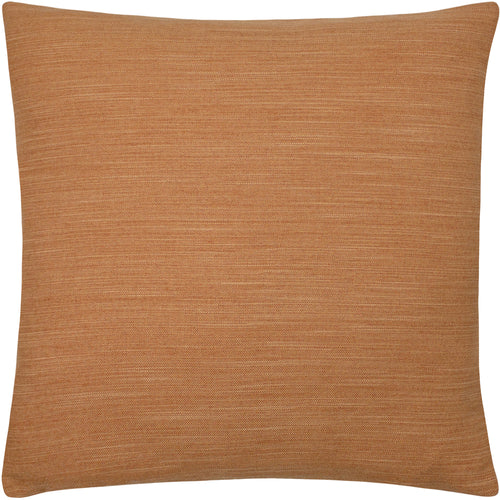Plain Orange Cushions - Dalton Slubbed Cushion Cover Sienna  Evans Lichfield