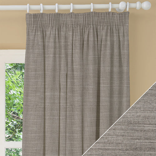 Plain Grey M2M - Dalton Fog Made to Measure Curtains furn.