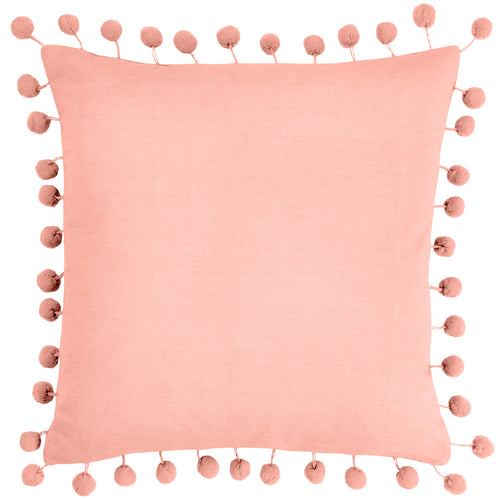 Plain Pink Cushions - Dora Square Cushion Cover Pale Pink furn.
