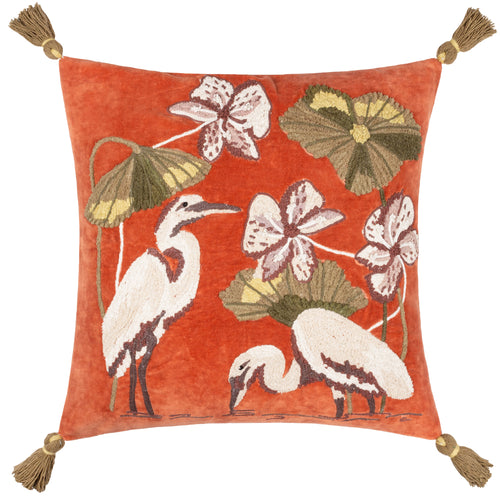 Animal Orange Cushions - Kushiro  Cushion Cover Coral Wylder