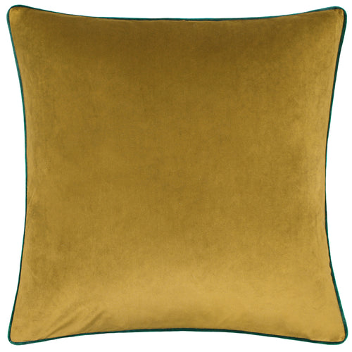 Plain Green Cushions - Meridian Velvet Cushion Cover Moss/Emerald Paoletti