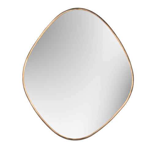  Red Accessories - Organic Oval Wall Mirror Copper Yard