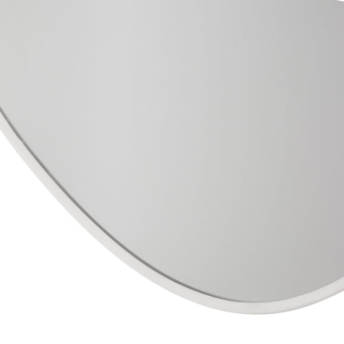  Grey Accessories - Organic Oval Wall Mirror Grey Yard