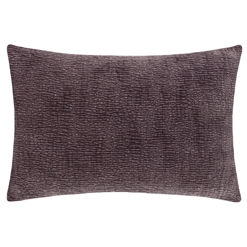 Plain Grey Cushions - Osaka Chenille Cushion Cover Flint Grey Yard