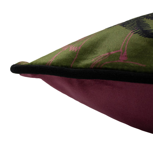 Animal Green Cushions - Tropica Cheetah  Cushion Cover Khaki Paoletti