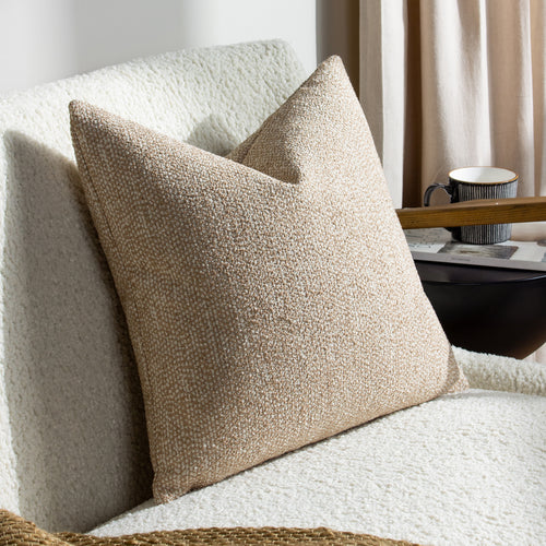 Spotted Brown Cushions - Tiona  Cushion Cover Toffee/Nougat HÖEM