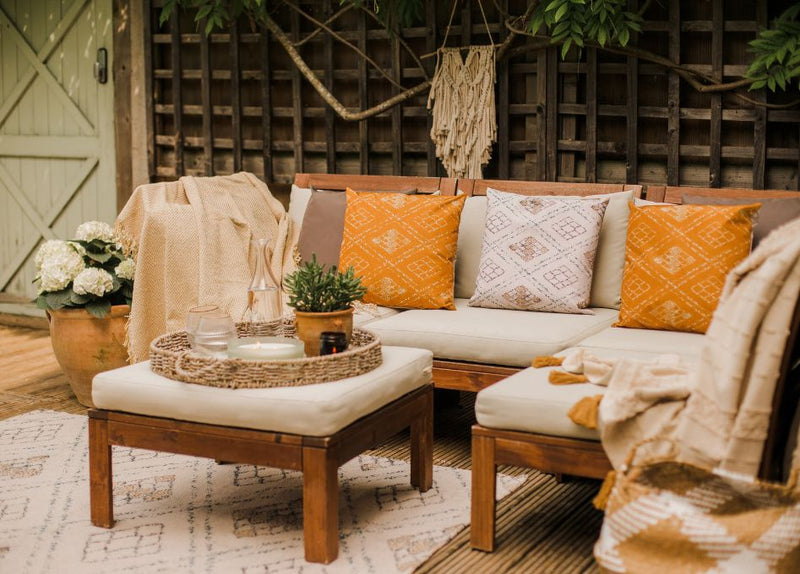 how to clean outdoor cushions.