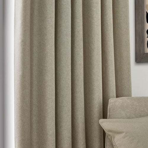 Cream coloured curtains for living room