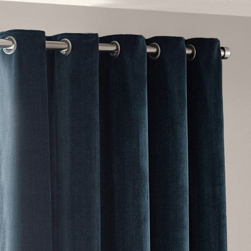Navy blue curtains for living room