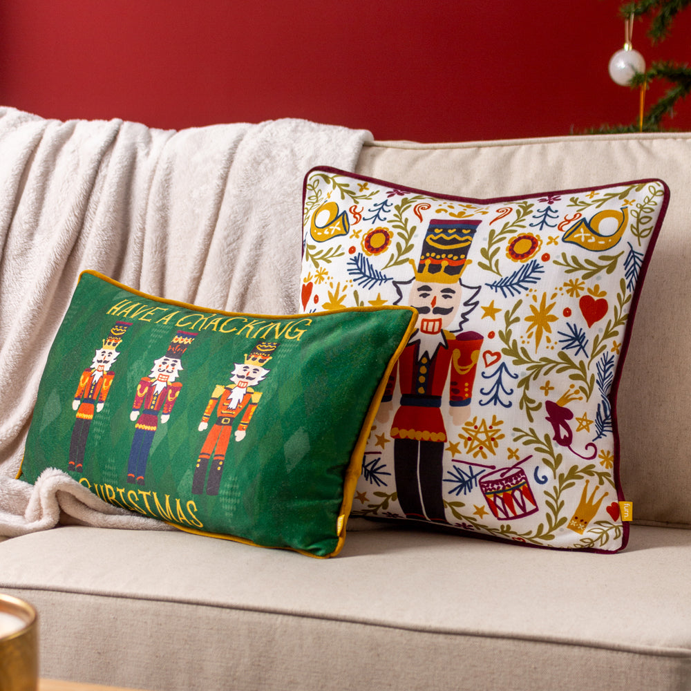Nutcracker Christmas Cushion Multicolour