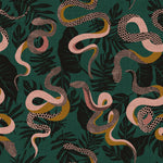furn. Serpentine Tropical Duvet Cover Set in Juniper Green