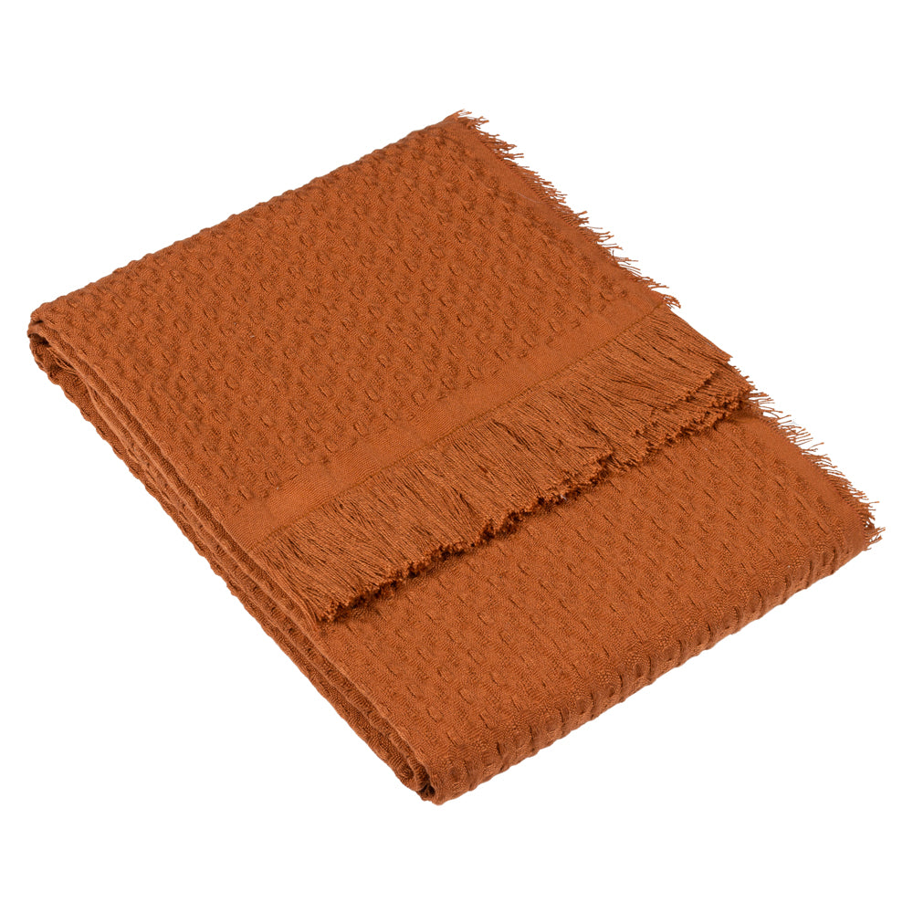 Abel Waffle Throw Pecan