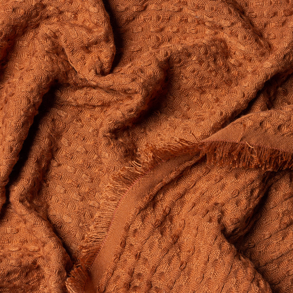 Abel Waffle Throw Pecan
