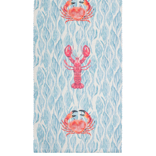 Abersoch Indoor/Outdoor Table Runner Marine