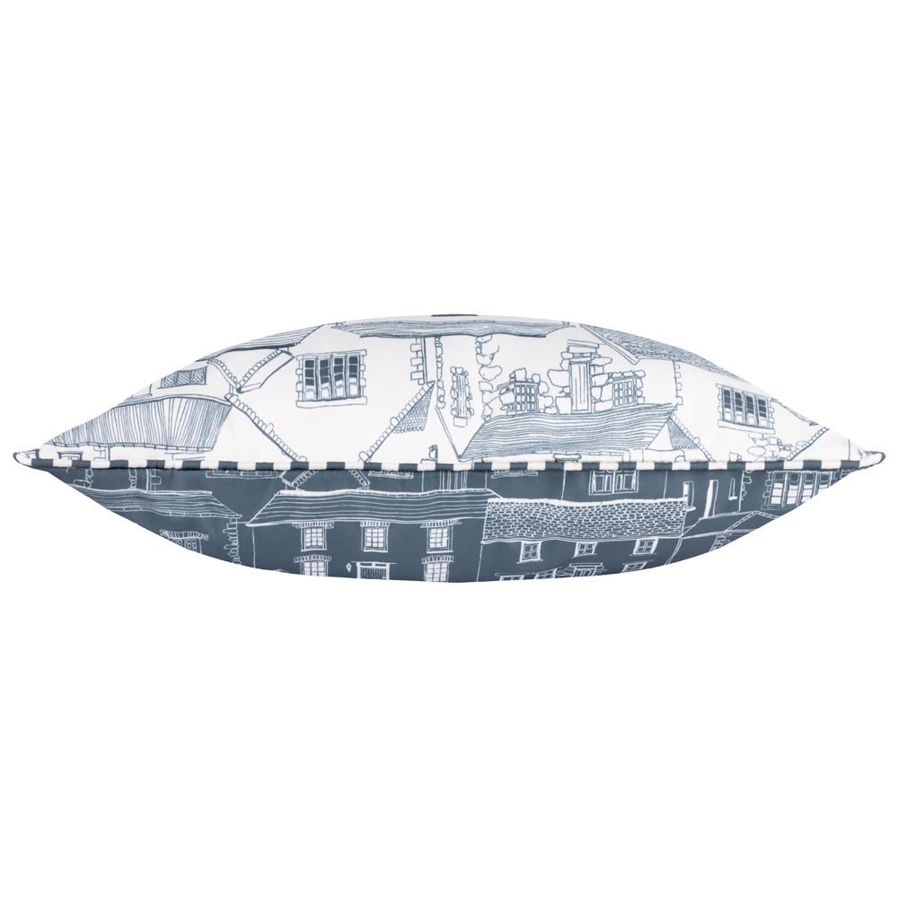 Abersoch Town Outdoor Cushion Sail Blue