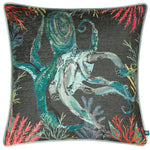 Wylder Abyss Octopus Cushion Cover in Lichen