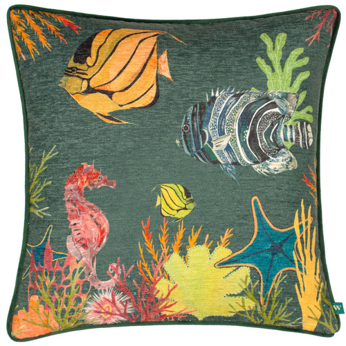 Animal Blue Cushions - Abyss Under The Sea Cushion Cover Bottle Wylder