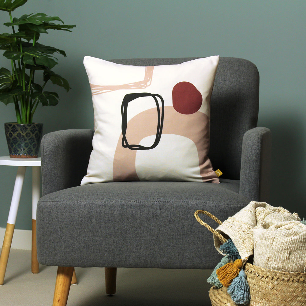 Blush colour clearance cushions