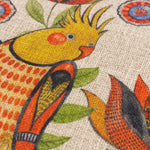 Wylder Akamba Cockatiels Cushion Cover in Multicolour