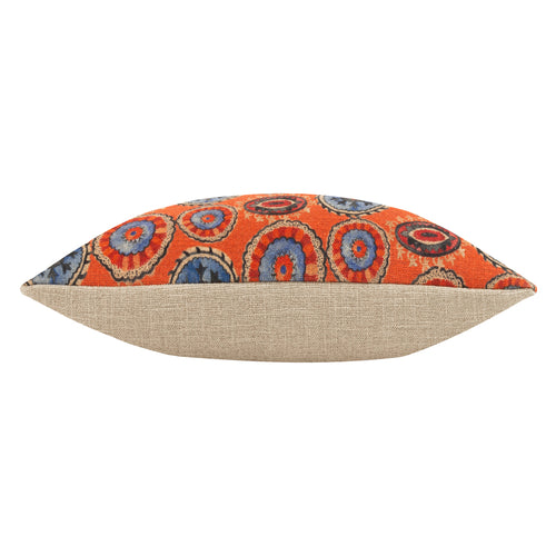 Global Orange Cushions - Akamba Tribal Rectangular Cushion Cover Tangerine Wylder