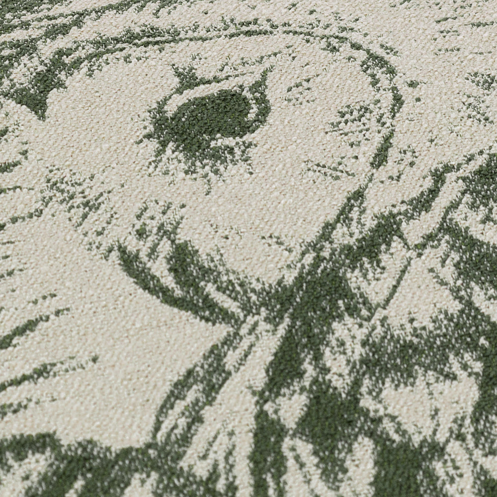 Albus Jacquard Cushion Green