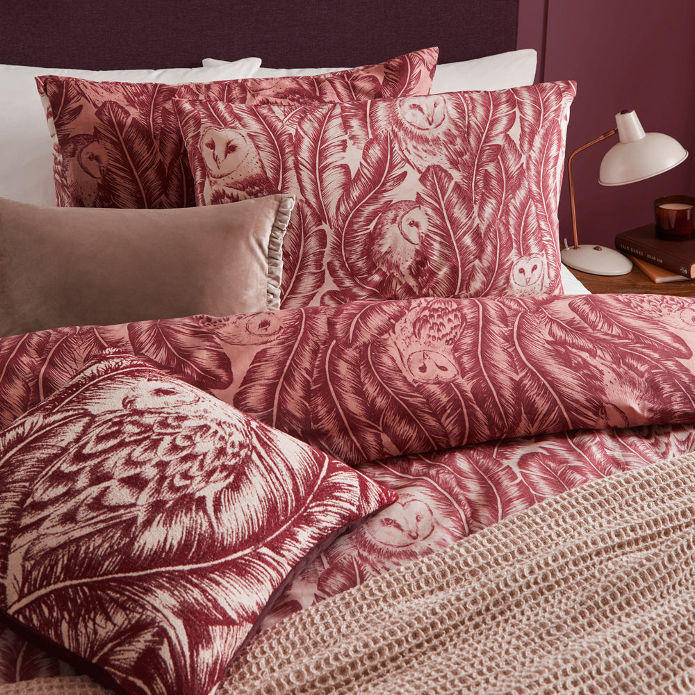 Albus Jacquard Cushion Redwood