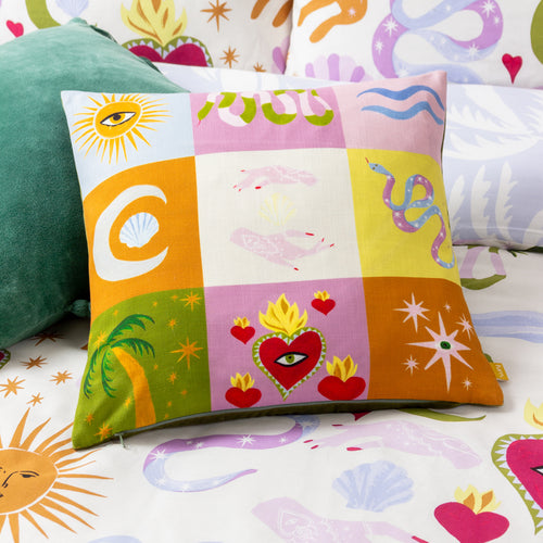 Abstract Multi Cushions - Alchemy Abstract  Cushion Cover Multicolour furn.