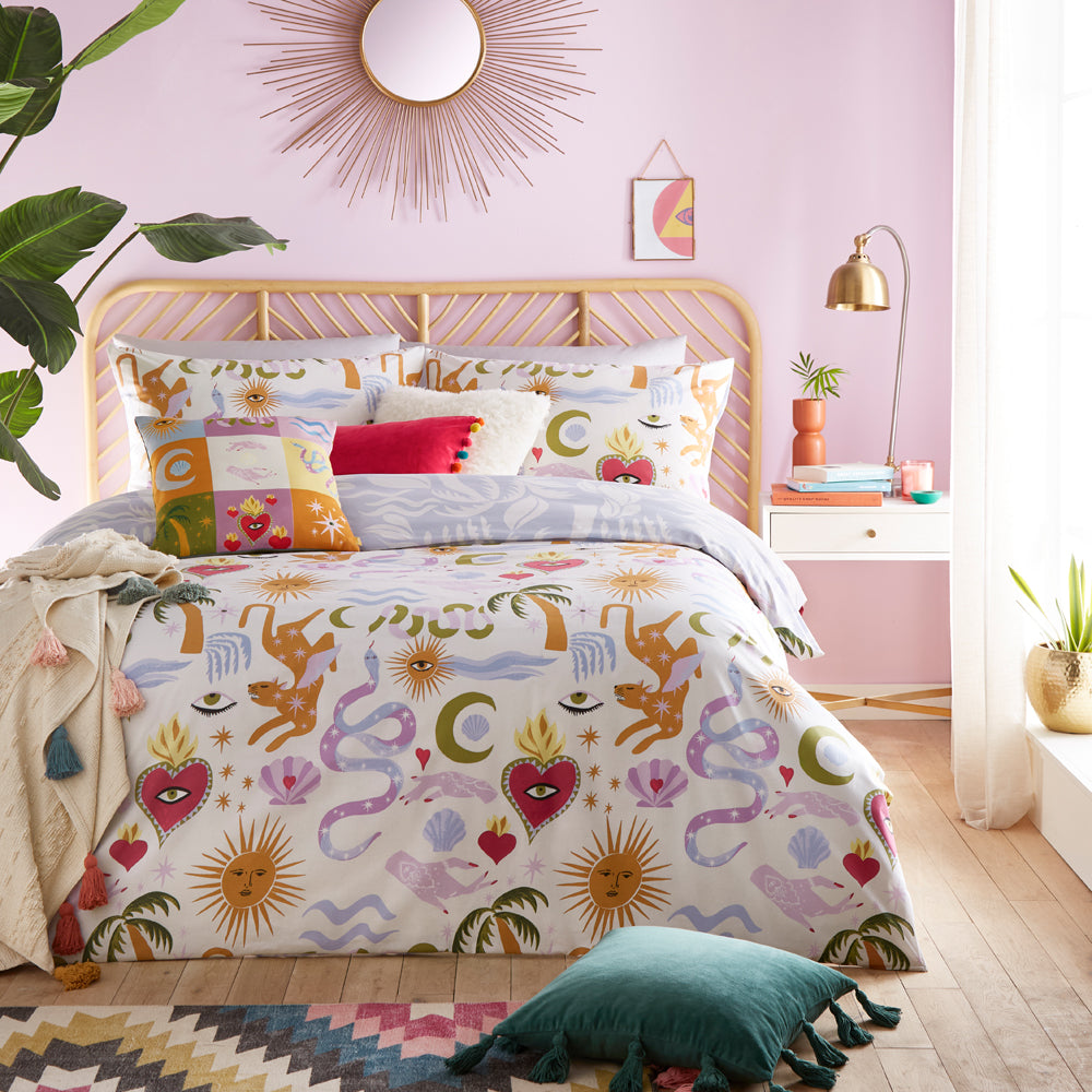 Abstract Multi Bedding - Alchemy Abstract Duvet Cover Set Multicolour furn.