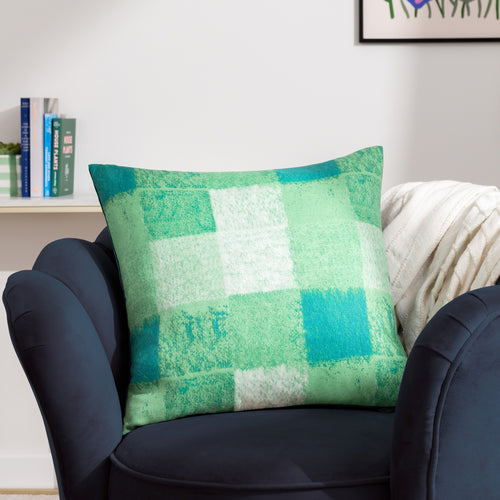 Check Green Cushions - Alma  Cushion Cover Green furn.