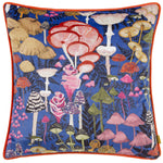 furn. Amanita Mushroom Cushion Cover in Cobalt Blue