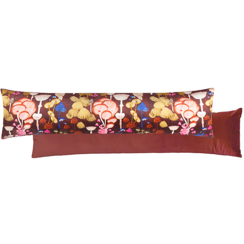 Abstract Red Cushions - Amanita  Draught Excluder Burgundy furn.