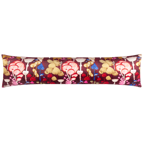 Abstract Red Cushions - Amanita  Draught Excluder Burgundy furn.