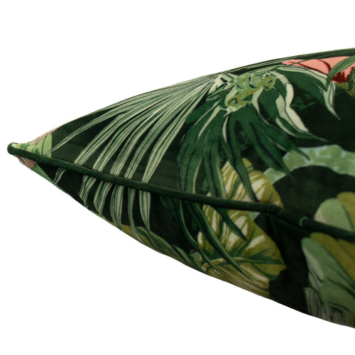 Jungle Green Cushions - Amazon Creatures  Cushion Cover Jade Paoletti
