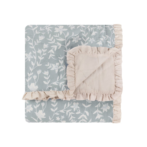 Amelia 100% Cotton Quilted Bedspread Seafoam