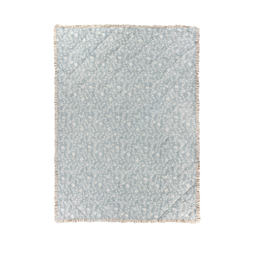 Amelia 100% Cotton Quilted Bedspread Seafoam