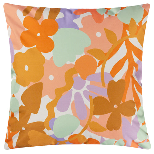Abstract Orange Cushions - Amelie Outdoor Cushion Cover Orange/Lilac furn.