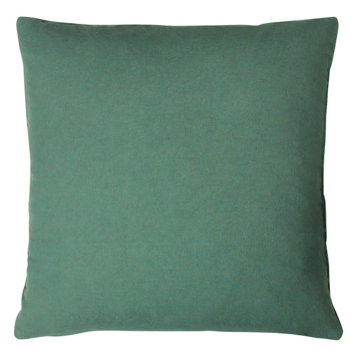 Floral Green Cushions - Angeles Floral Velvet Cushion Cover Juniper Green furn.