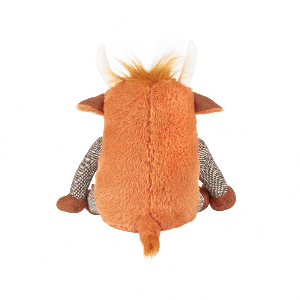 Angus Highland Cow Door Stop Ginger