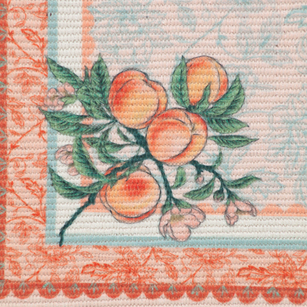 Anemone Peaches Indoor/Outdoor Table Runner Multicolour