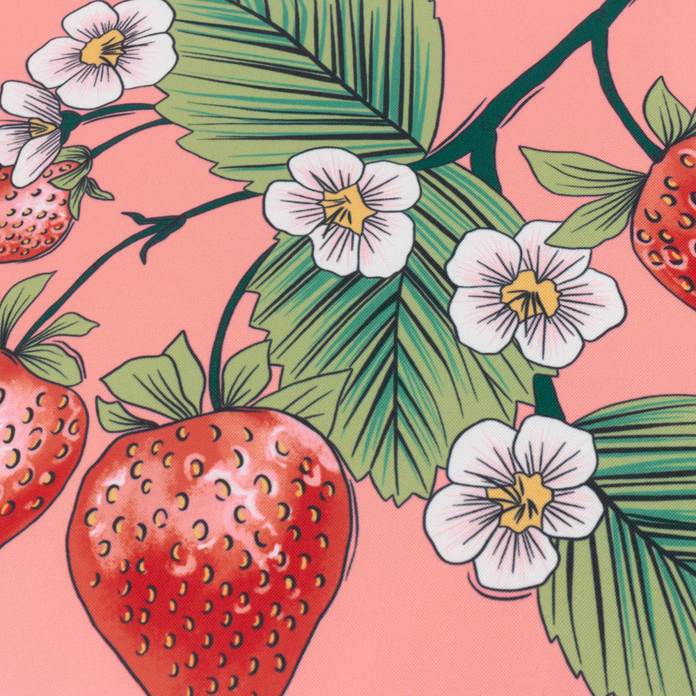 Anemone Strawberries Printed Outdoor Cushion Multicolour