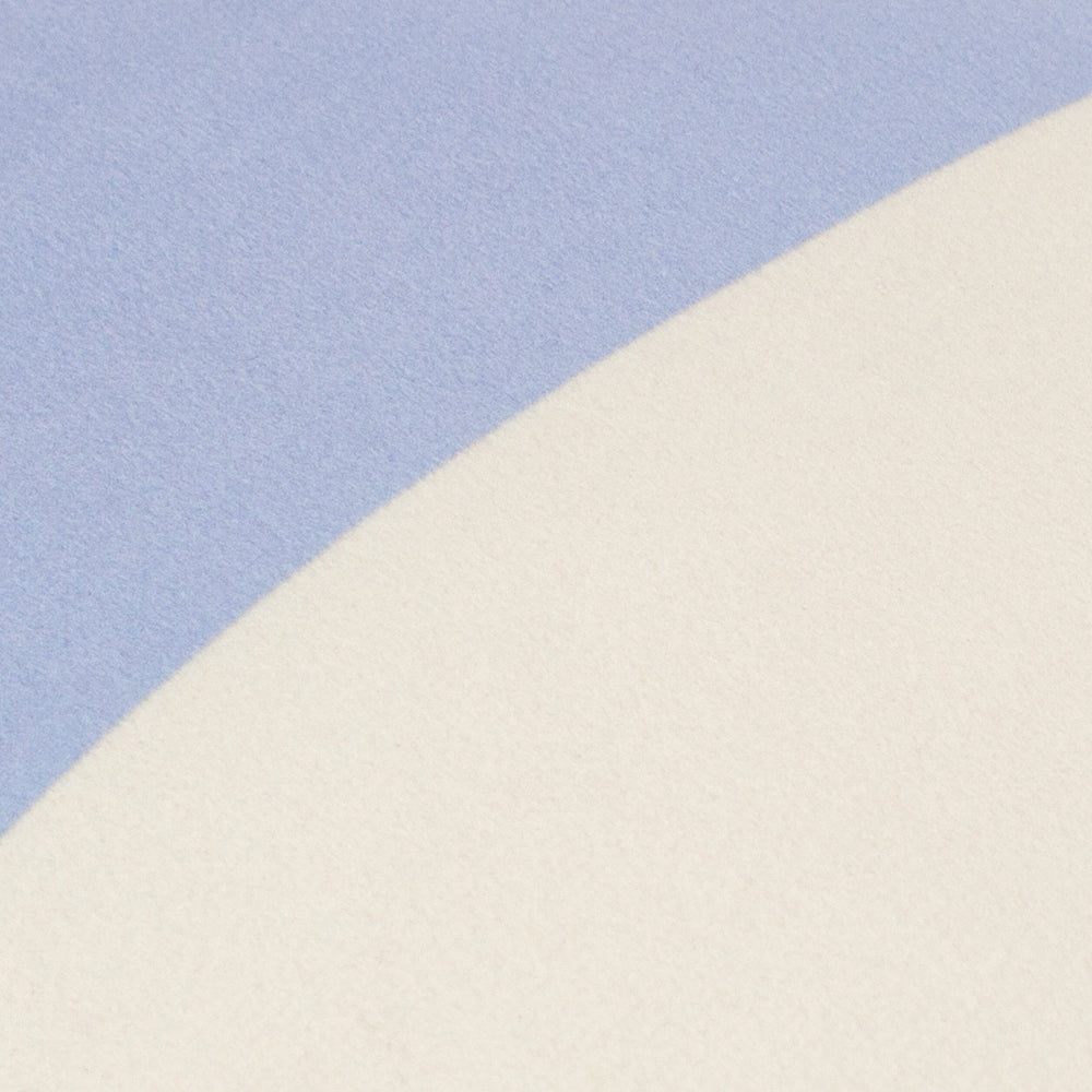 Araya Striped Velvet Cushion Blue