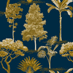 Paoletti Arboretum Navy Fabric Sample in Default