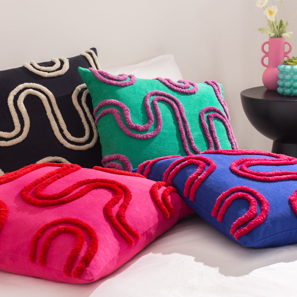 Archie Tufted Cushion Mono
