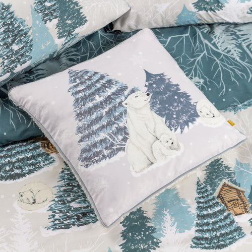 Animal White Cushions - Arcticus Arctic Animal Cushion Cover Blue furn.
