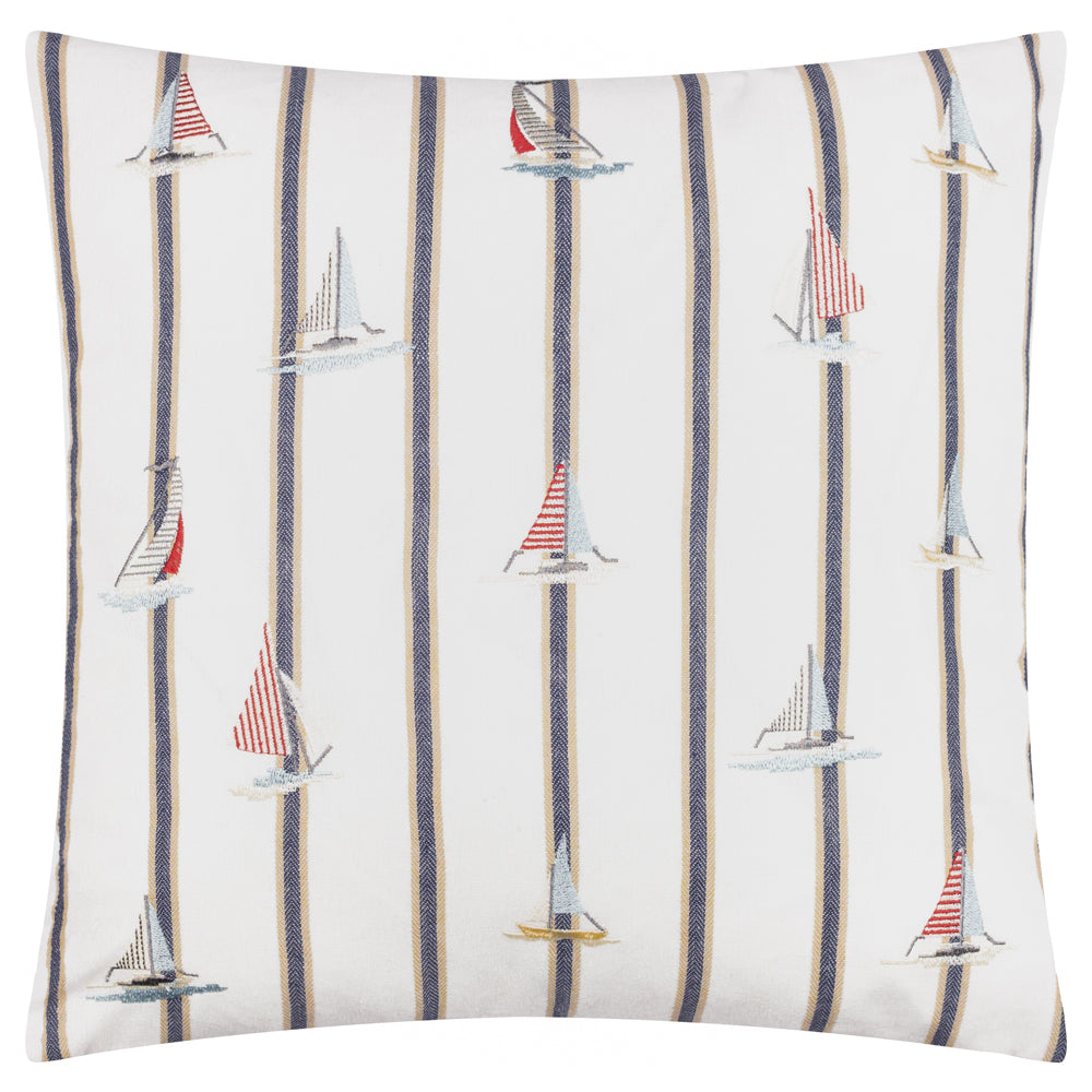 Abersoch Regatta Square Cushion Ecru