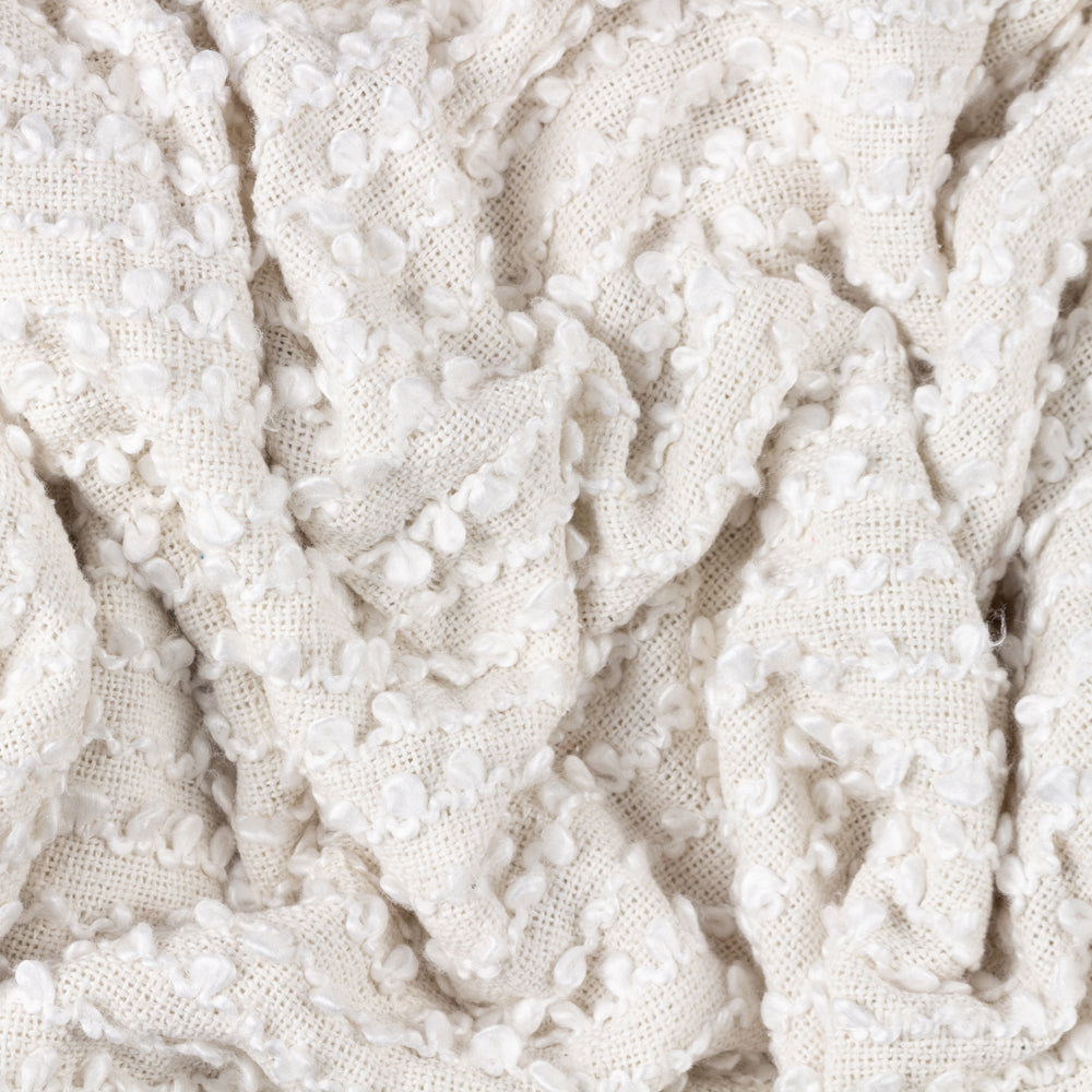 Arvo Woven Tasselled Throw Natural