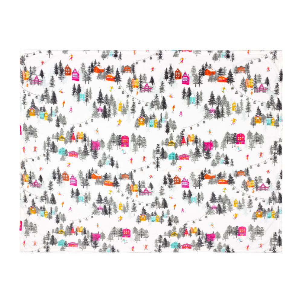 Aspen Fleece Throw Snow