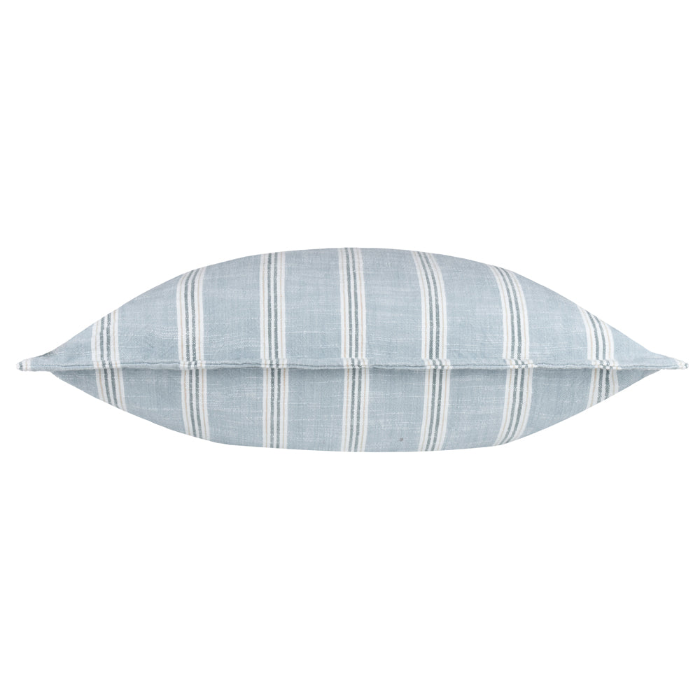 Abersoch Stripe 100% Cotton Cushion Sail Blue